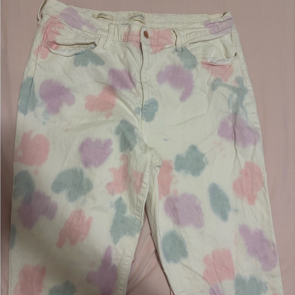 Colorful Tie-Dye Women's Jeans